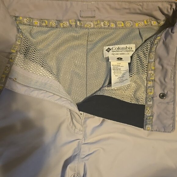 Columbia Convert Snow Pants Women S Gray Waterproof Omnishield Ski Snowboarding - Picture 5 of 16